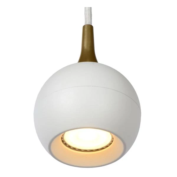 Lucide FAVORI - Suspension - Ø 9 cm - 1xGU10 - Blanc - détail 4